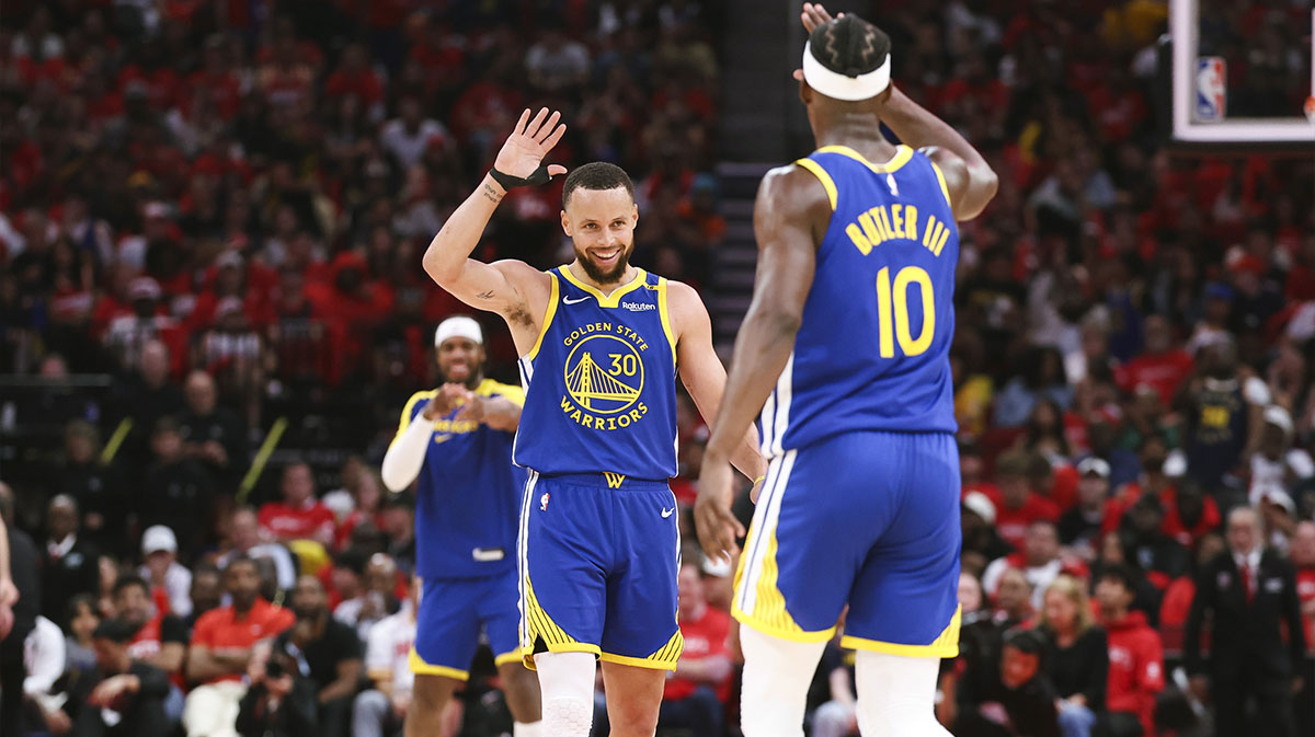 Warriors’ Jimmy Butler drops mic with Stephen Curry ‘chaos’ bar