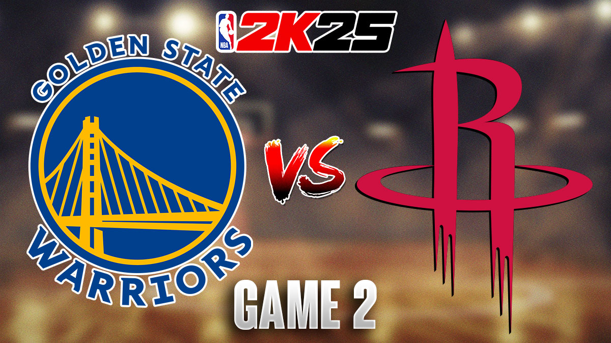 Warriors vs. Rockets Game 2 Results According to NBA 2K25