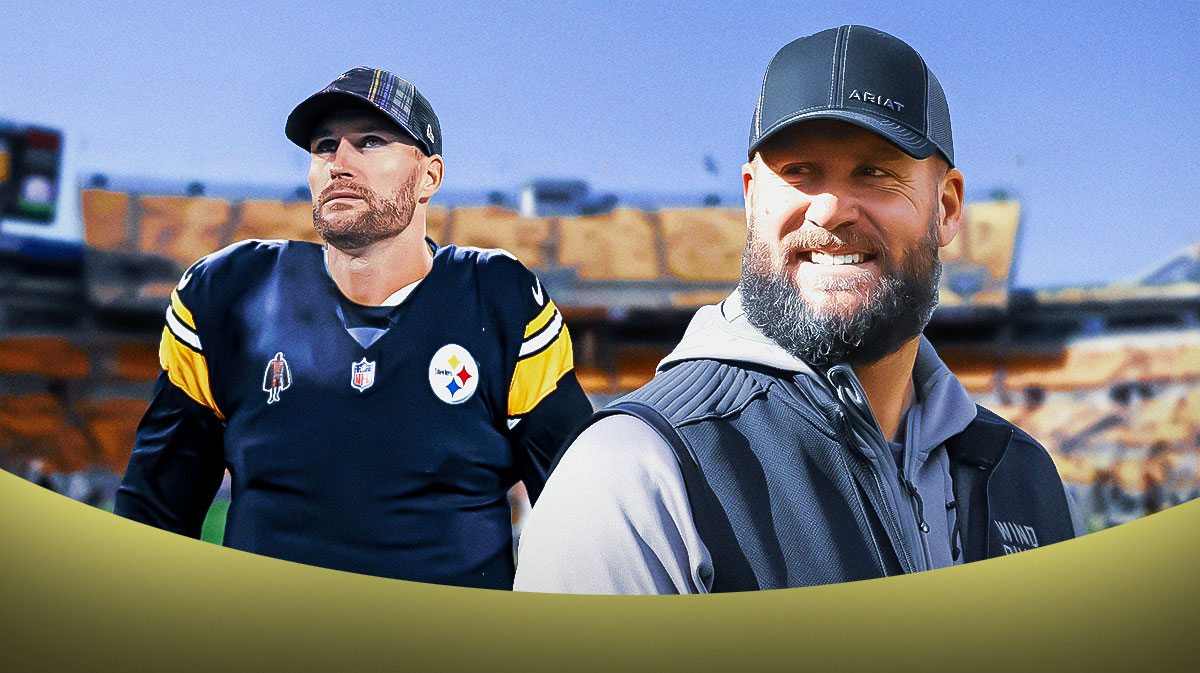 Ben Roethlisberger in street clothes. Kirk Cousins in a Steelers uniform