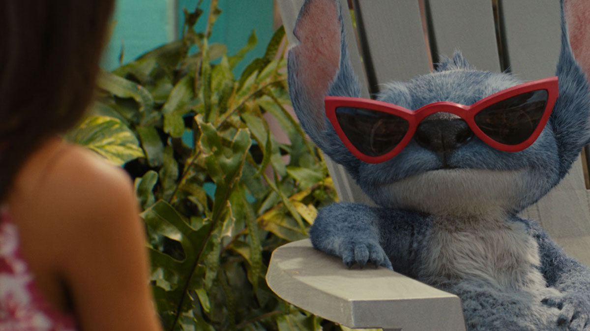 Stitch in Disney's live-action remake.