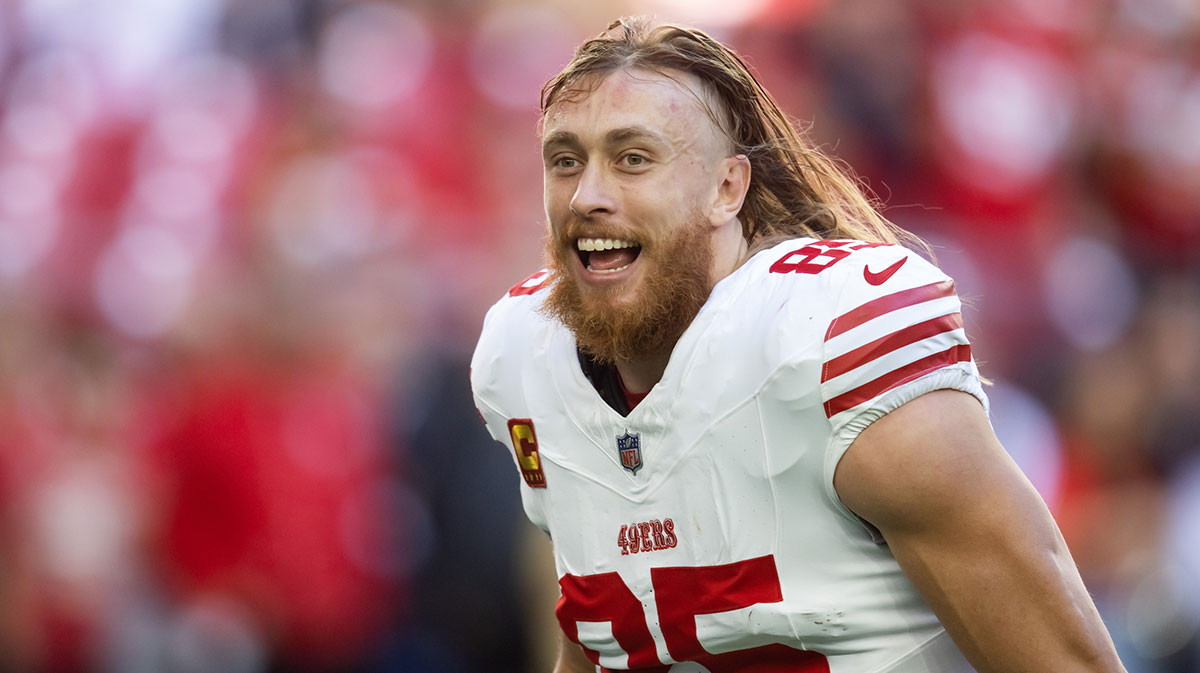 San Francisco 49ers tight end George Kittle (85) against the Arizona Cardinals at State Farm Stadium.