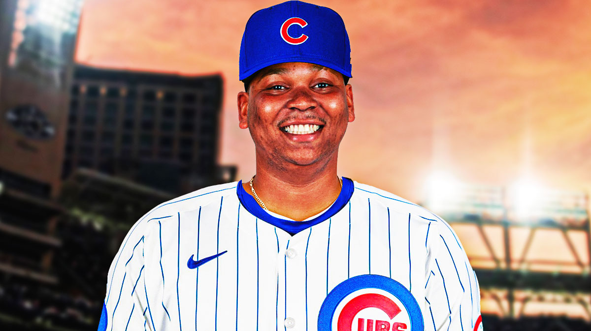 Rafael Devers photoshopped in Cubs jersey