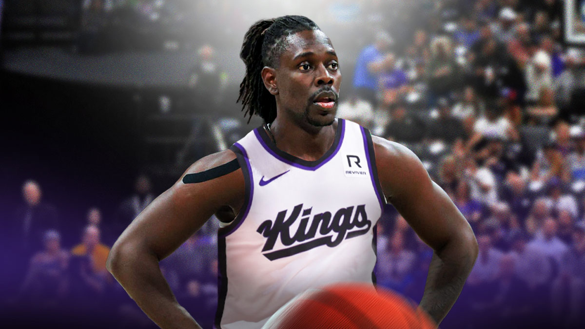 Jrue Holiday photoshopped in Kings jersey.