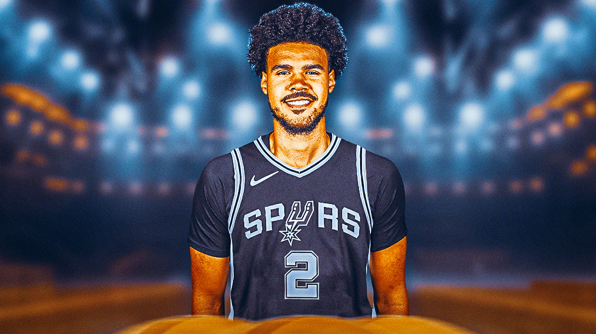 Cam Johnson number 2 photoshopped in Spurs jersey.