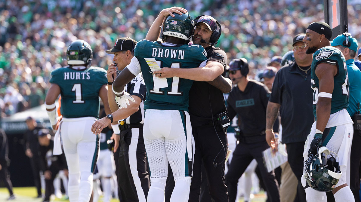 A.J. Brown lines up his Eagles future with Nick Sirianni