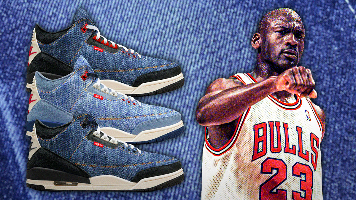 Air Jordan 3 Levi's collection, Air Jordan 3, Levi's, Michael Jordan