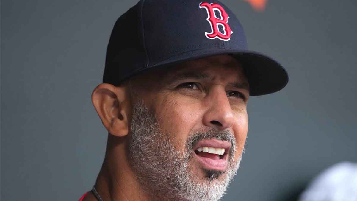 Boston Red Sox manager Alex Cora prior to the game against the Baltimore Orioles at Oriole Park at Camden Yards.