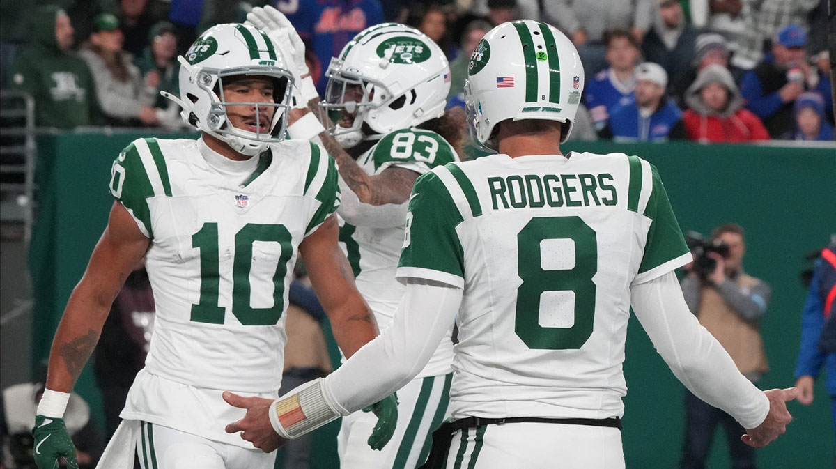 Jets’ Allen Lazard drops Wolf of Wall Street reaction to Steelers trade rumors
