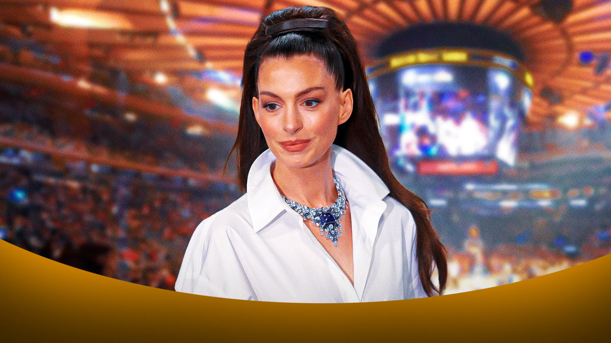Knicks win, Anne Hathaway