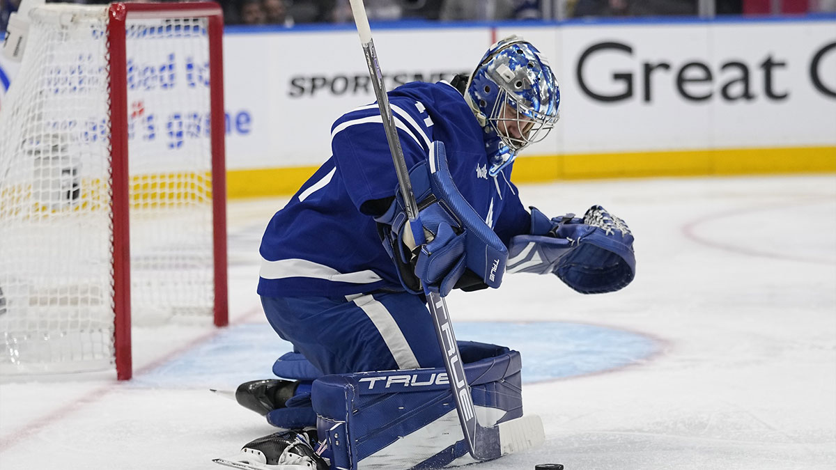 Maple Leafs head coach Craig Berube teases Anthony Stolarz Game 2 possibility