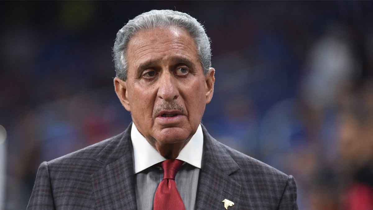 Sep 24, 2017; Detroit, MI, USA; Atlanta Falcons owner Arthur Blank before the game against the Detroit Lions at Ford Field. Mandatory Credit: Tim Fuller-Imagn Images