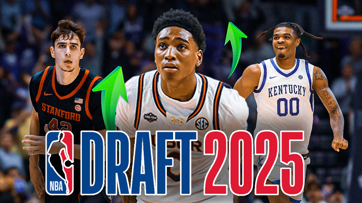 2025 NBA Draft Combine with Tahaad Pettiford, Maime Raynaud, and Otega Oweh.