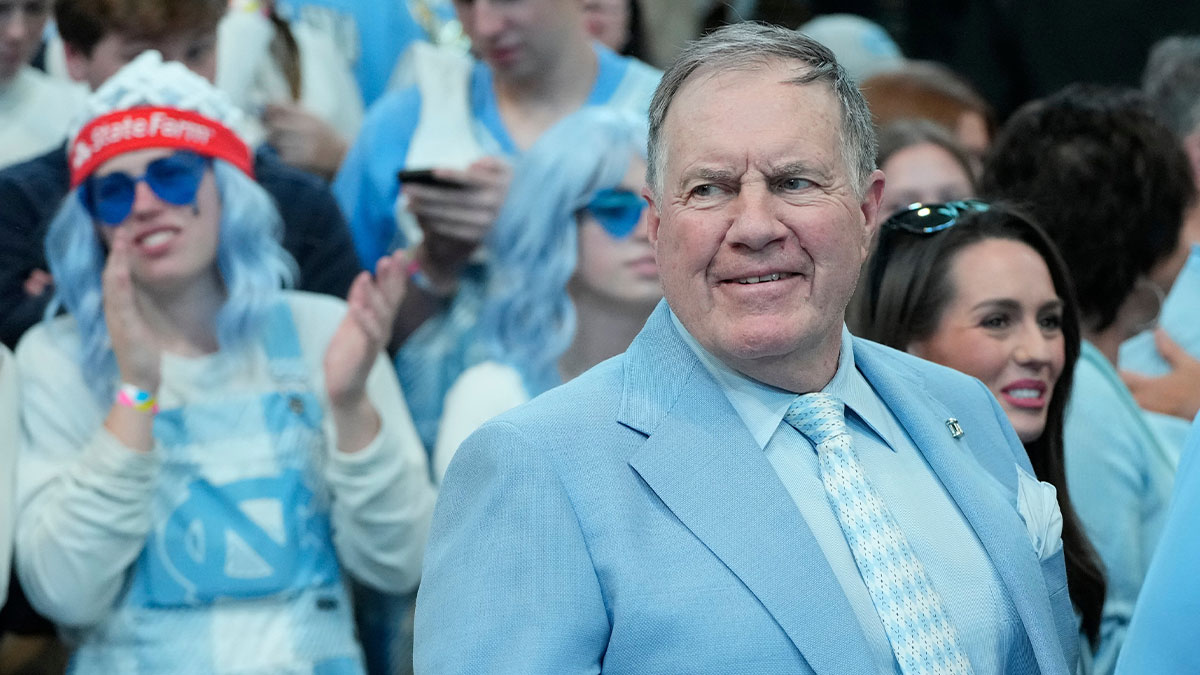 North Carolina Tar Heels football coach Bill Belichick before the game at Dean E. Smith Center.