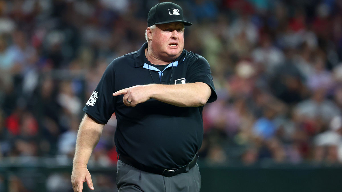 MLB umpire Bill Miller during the New York Mets game against the Arizona Diamondbacks at Chase Field.