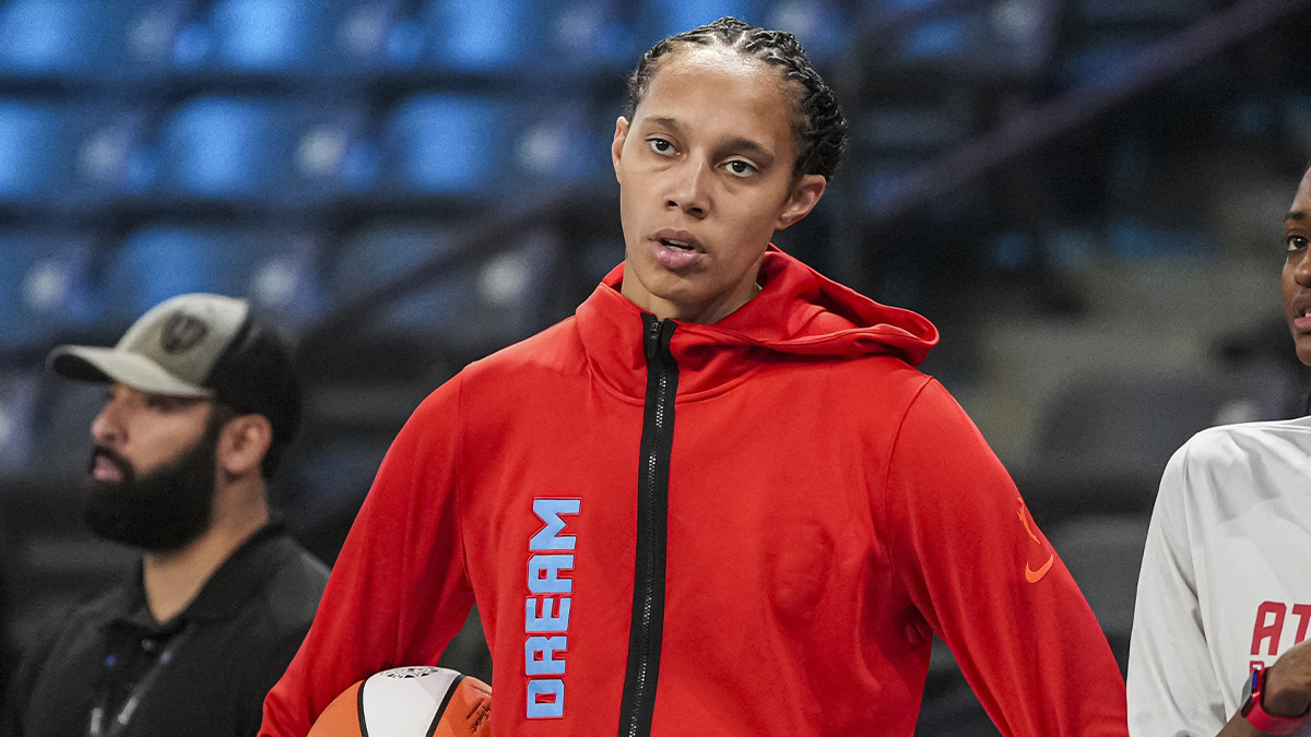 Atlanta Dream center Brittney Griner (42) against the Indiana Fever at Gateway Center Arena @ College Park.