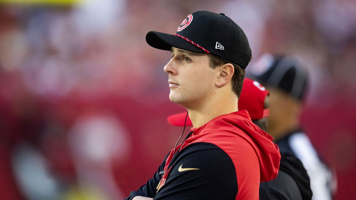 San Francisco 49ers quarterback Brock Purdy against the Arizona Cardinals at State Farm Stadium.