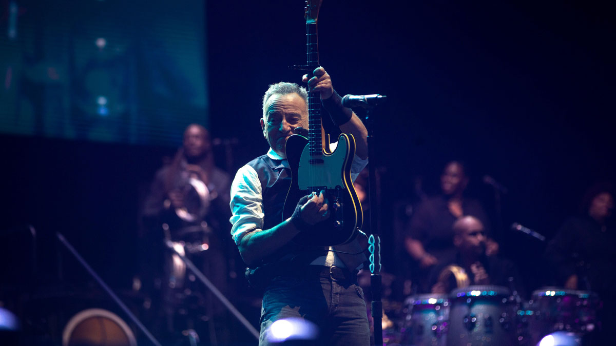 Bruce Springsteen, who started his 2025 European Tour with the E Street Band and made major setlist changes during their Manchester show, performing in Asbury Park on September 15, 2024.