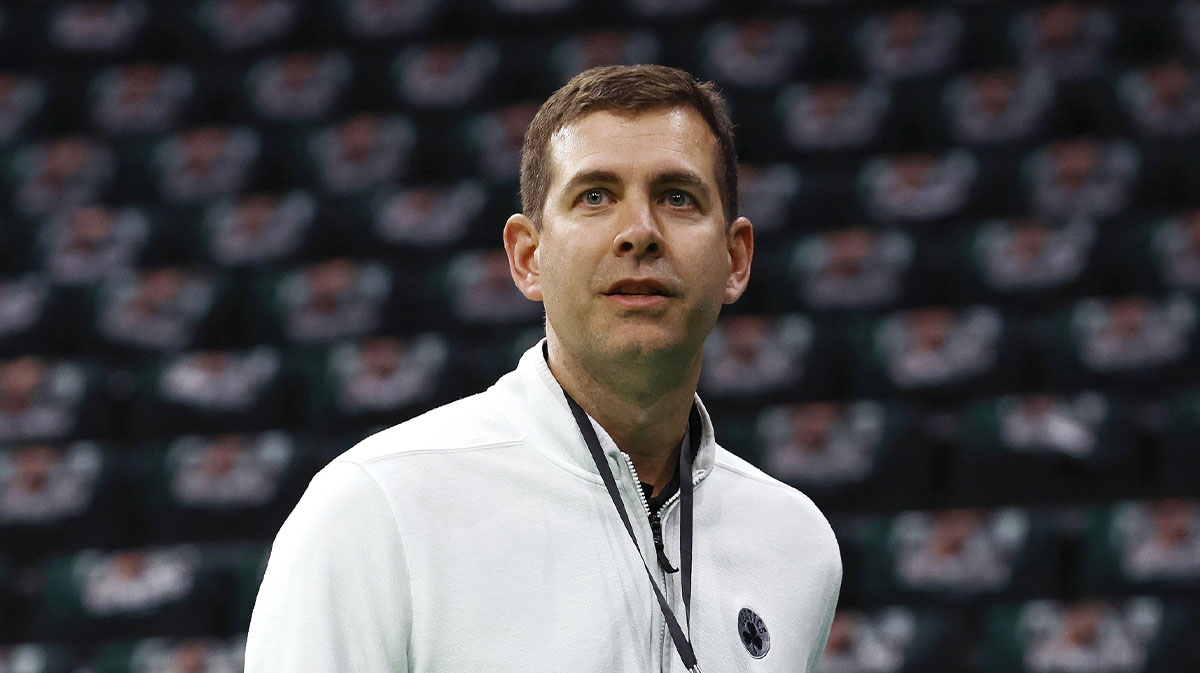 Boston Celtics president of basketball operations Brad Stevens before their game against the Cleveland Cavaliers at TD Garden.