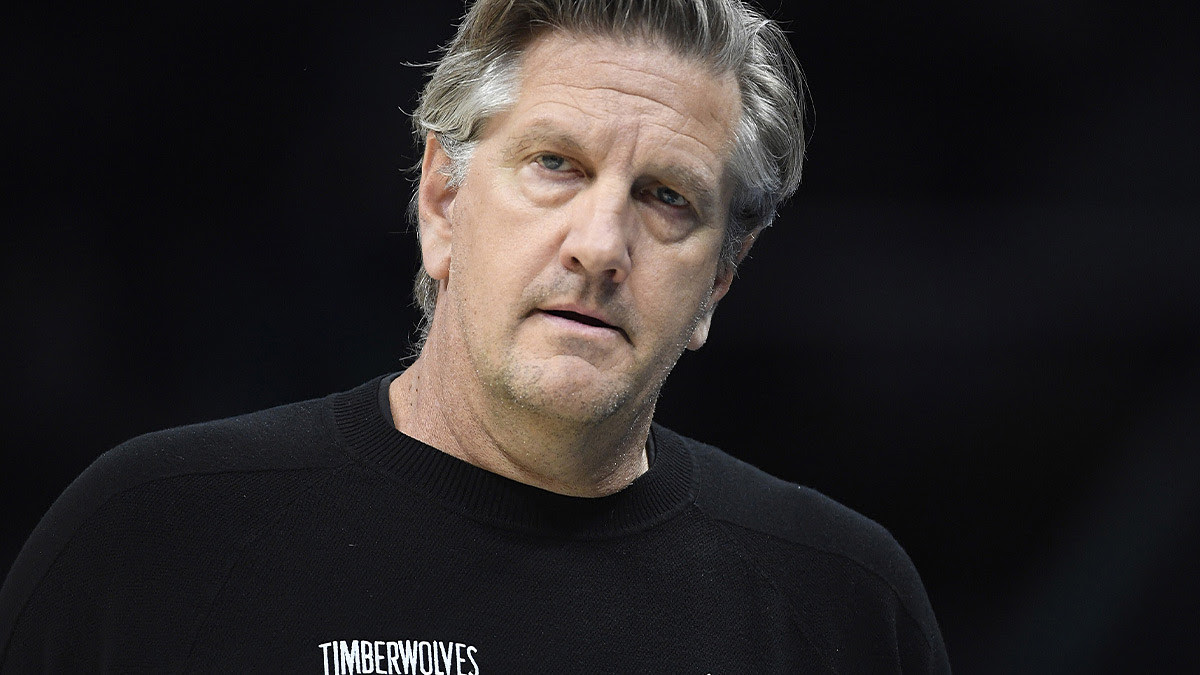 Minnesota Timberwolves head coach Chris Finch during the second half against the Charlotte Hornets.