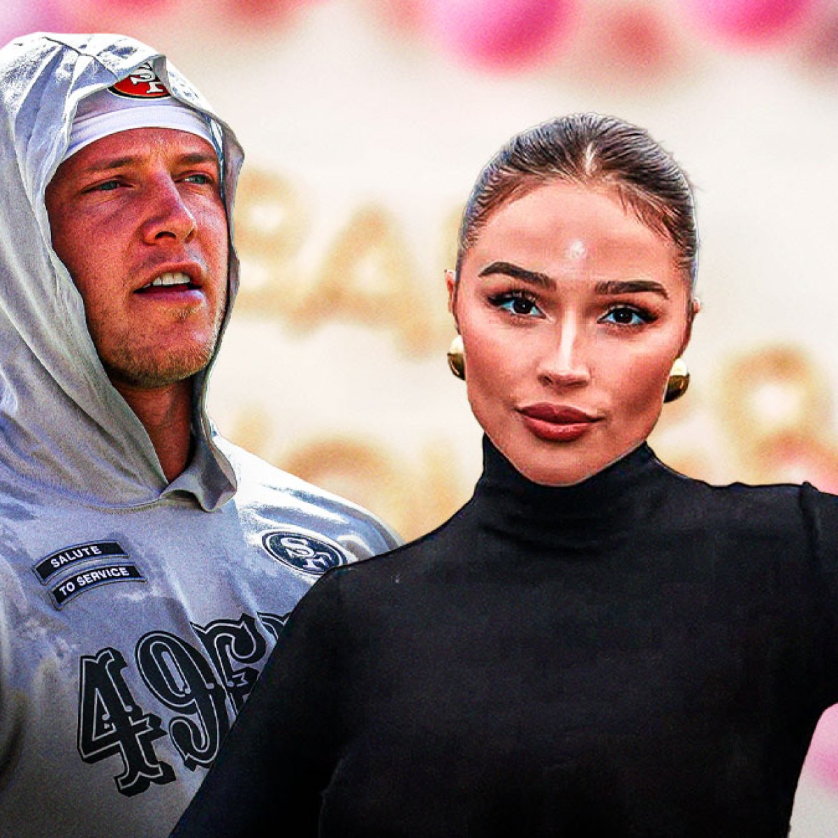 sachin and babi light blue dress Christian McCaffrey and Girlfriend Olivia Culpo's Love Story