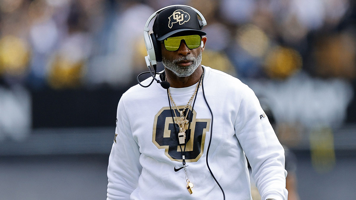 Colorado Buffaloes head coach Deion Sanders during the spring game at Folsom Field. Mandatory Credit: Isaiah J. Downing-Imagn Images