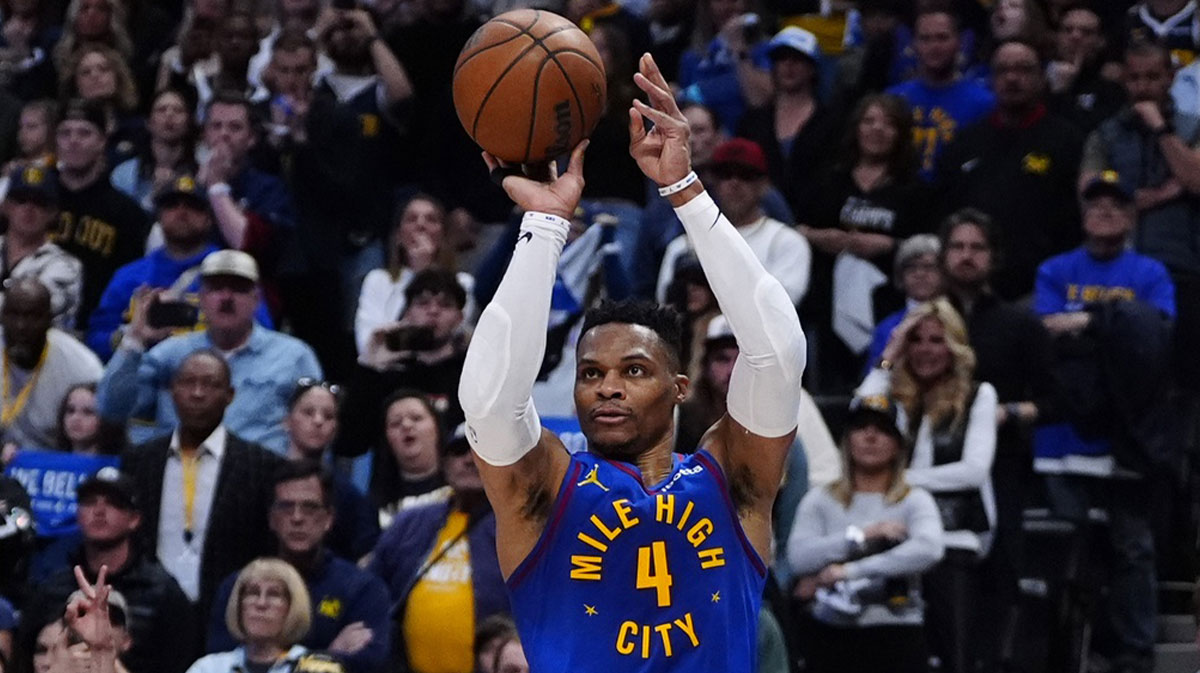 Nuggets news: Russell Westbrook bests Stephen Curry with insane 3-point stat
