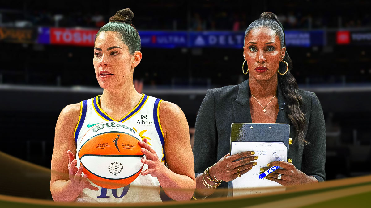 Los Angeles Sparks guard Kelsey Plum during the first quarter against the Golden State Valkyries at Chase Center. Triplets head coach Lisa Leslie during the game at the American Airlines Center.