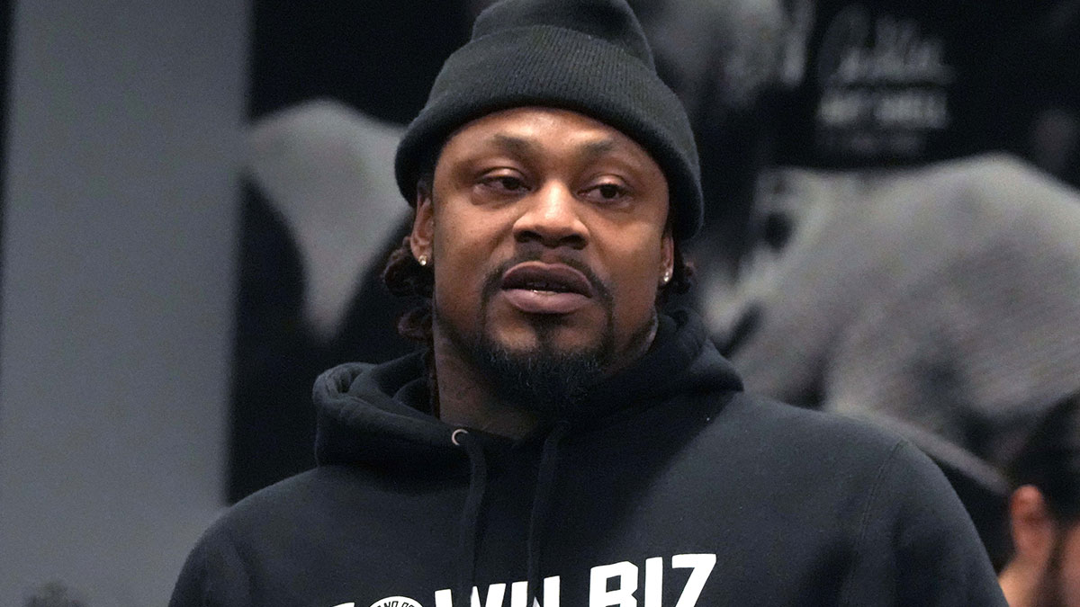 Marshawn Lynch reunites with Pete Carroll, meets Ashton Jeanty at Raiders mini camp