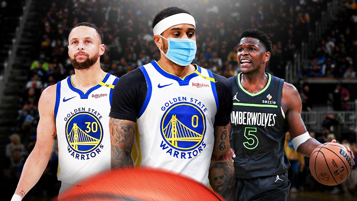 Gary Payton II, Stephen Curry, Anthony Edwards, Minnesota Timberwolves, Golden State Warriors