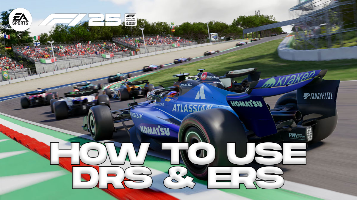 How to use DRS and ERS in F1 25