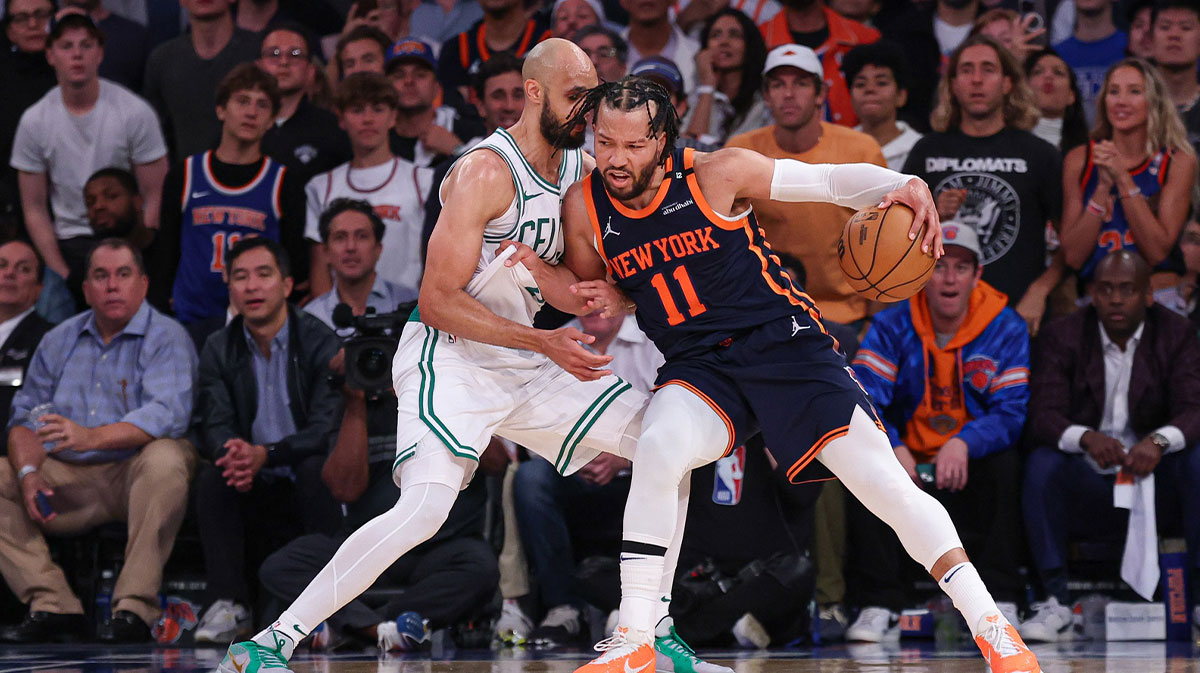 Knicks’ Jalen Brunson interrupts presser with classy gesture to Jayson Tatum