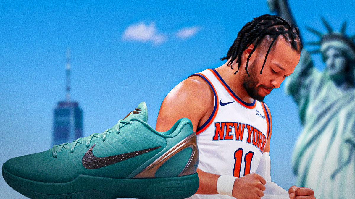 Jalen Brunson, Nike Kobe 6 Statue of Liberty, Jalen Brunson Nike Kobe 6