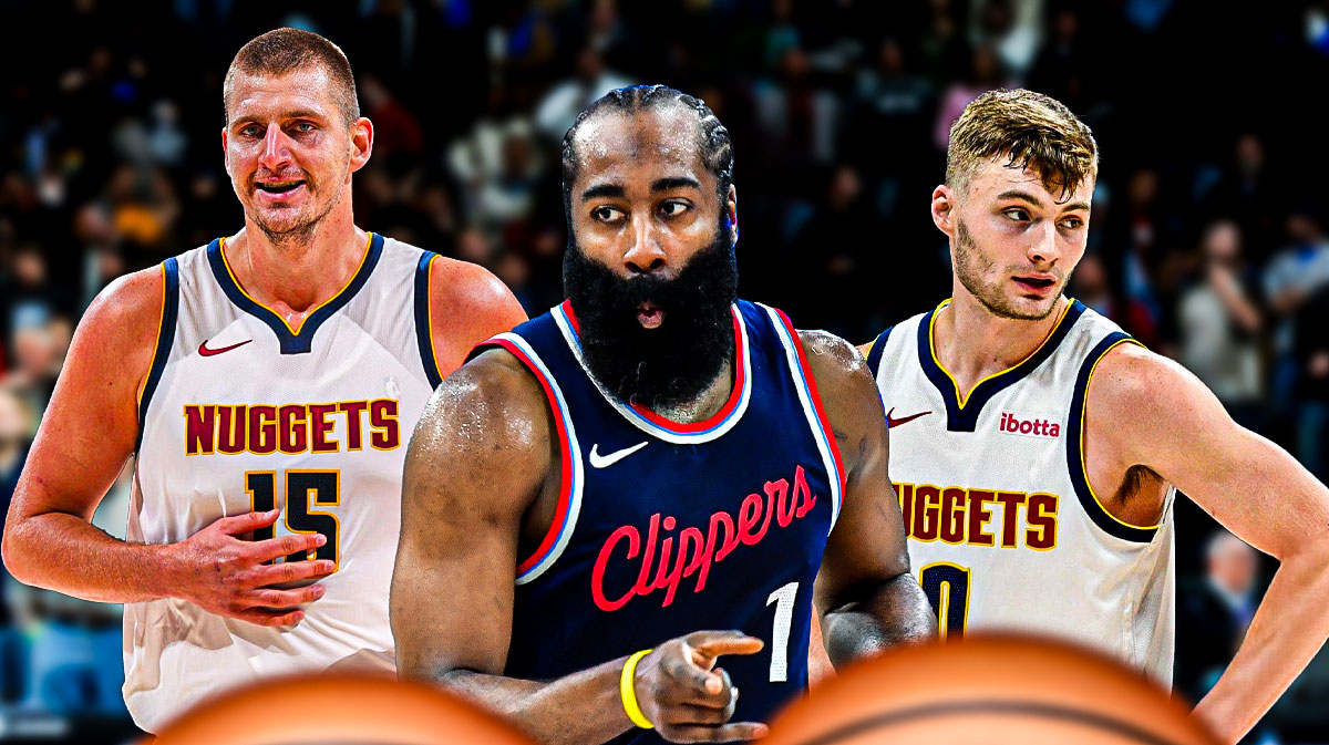 James Harden, Nikola Jokic, Christian Braun, Los Angeles Clippers, Denver Nuggets