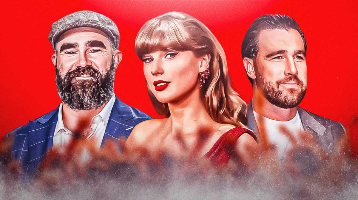 Jason Kelce Travis Kelce Taylor Swift