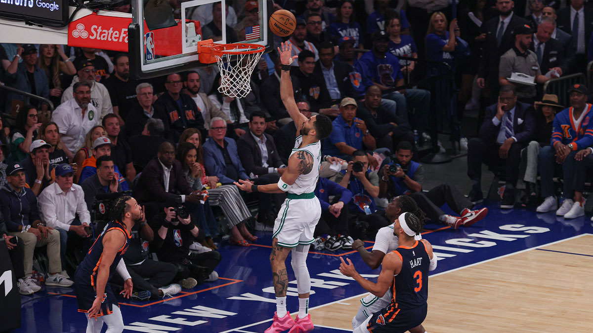 Jayson Tatum exits Game 4 vs. Knicks with painful injury