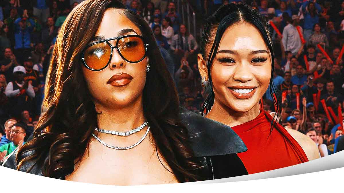 Jordyn Woods Suni Lee New York Knicks