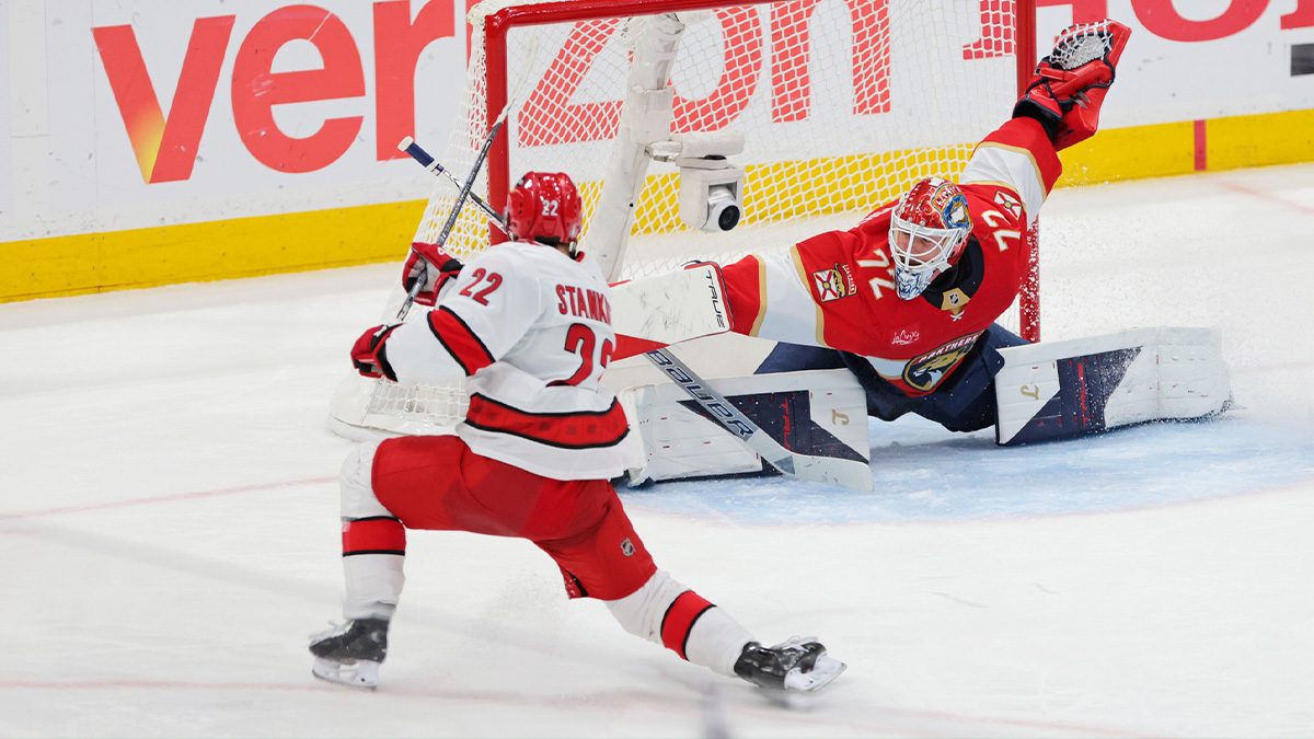Logan Stankoven joins exclusive Hurricanes club with Game 4 goal vs. Panthers