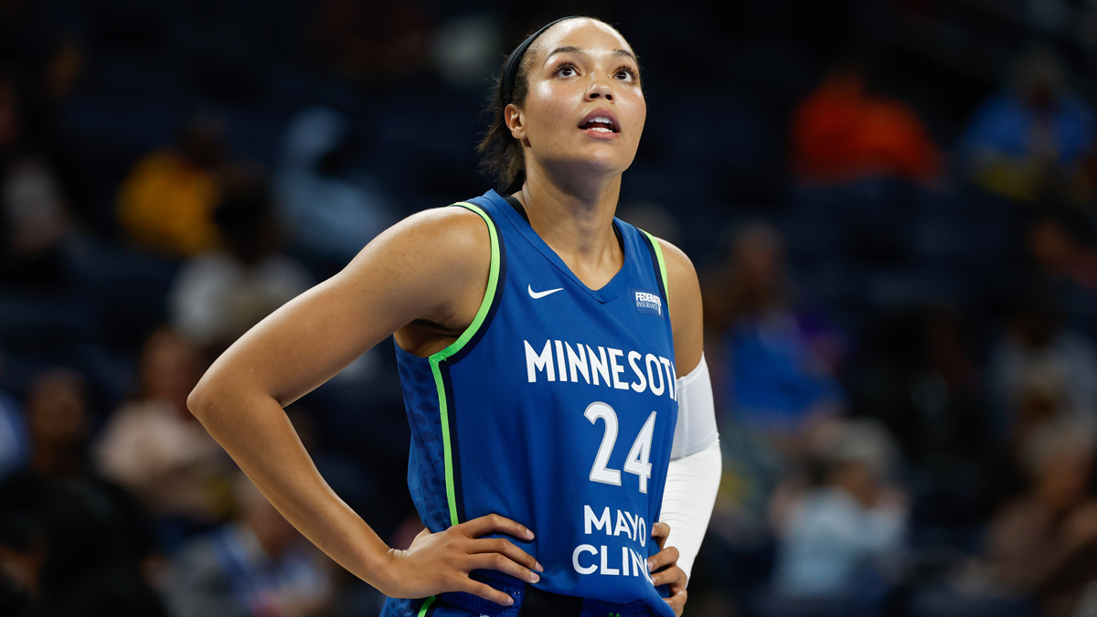 Minnesota Lynx forward Napheesa Collier (24) during the first half of a WNBA pre-season game at Wintrust Arena.
