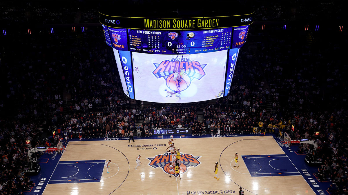 Madison Square Garden, which Mike Wise believes gives New York an edge over Indiana, during Knicks-Pacers Game 2 of the Eastern Conference Finals.