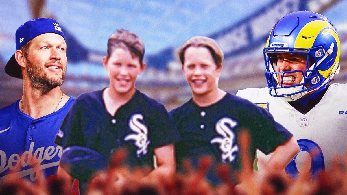 Clayton Kershaw and Matthew Stafford with one of these pictures between them
