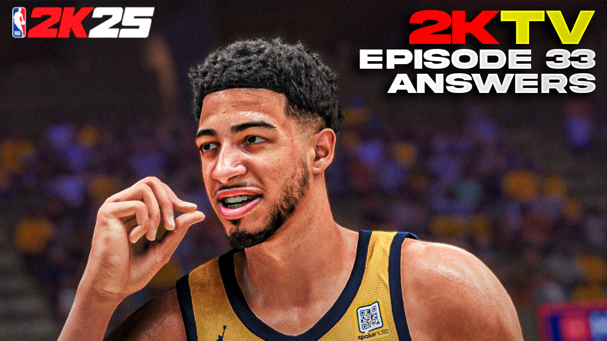 NBA 2K25 2KTV Episode 33 Answers