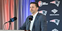 New England Patriots executive vice president of player personnel Eliot Wolf discusses the teamís recent free agent additions with the media at Gillette Stadium.