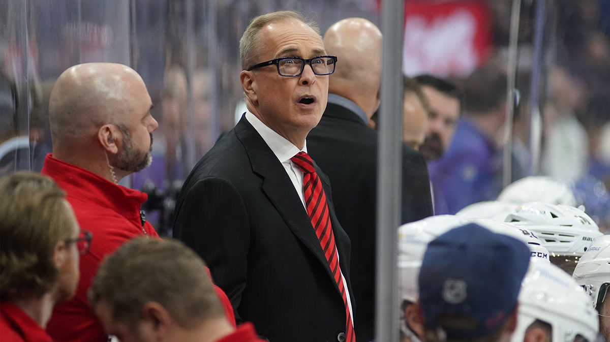 Florida Panthers head coach Paul Maurice during the third period against the Toronto Maple Leafs at Scotiabank Arena.