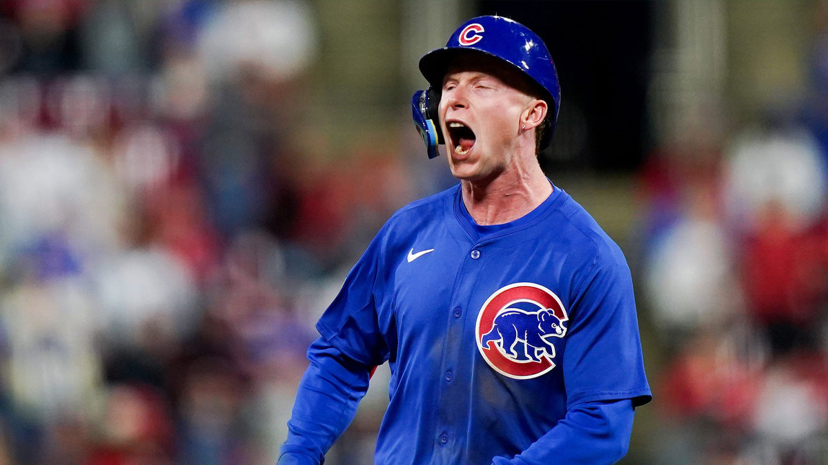 Chicago Cubs outfielder Pete Crow-Armstrong (4) celebrates while running the bases after scoring a homer in the seventh inning of the MLB National League game between the Cincinnati Reds and Chicago Cubs, Friday, May 23, 2025, at Great American Ball Park in Downtown Cincinnati.Frank Bowen IV/The Enquirer / USA TODAY NETWORK via Imagn Images. Crow-Armstrong hit two home runs, one a grand slam.