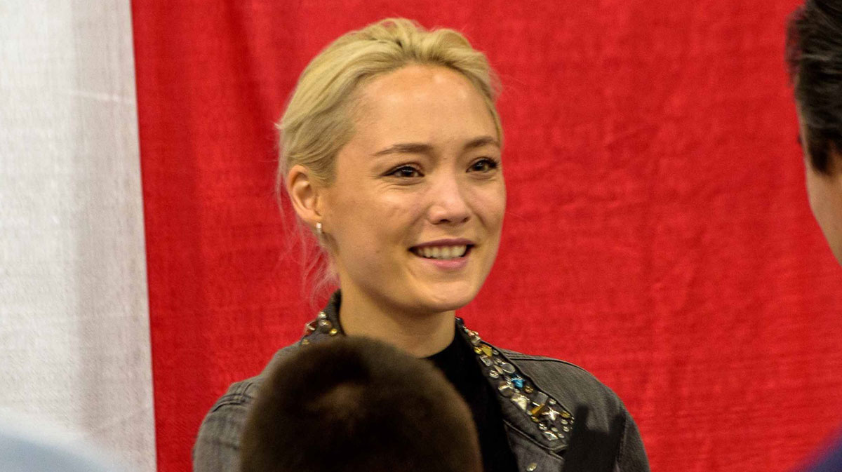 Pom Klementieff at Suburban Collection Showcase on May 19, 2019.