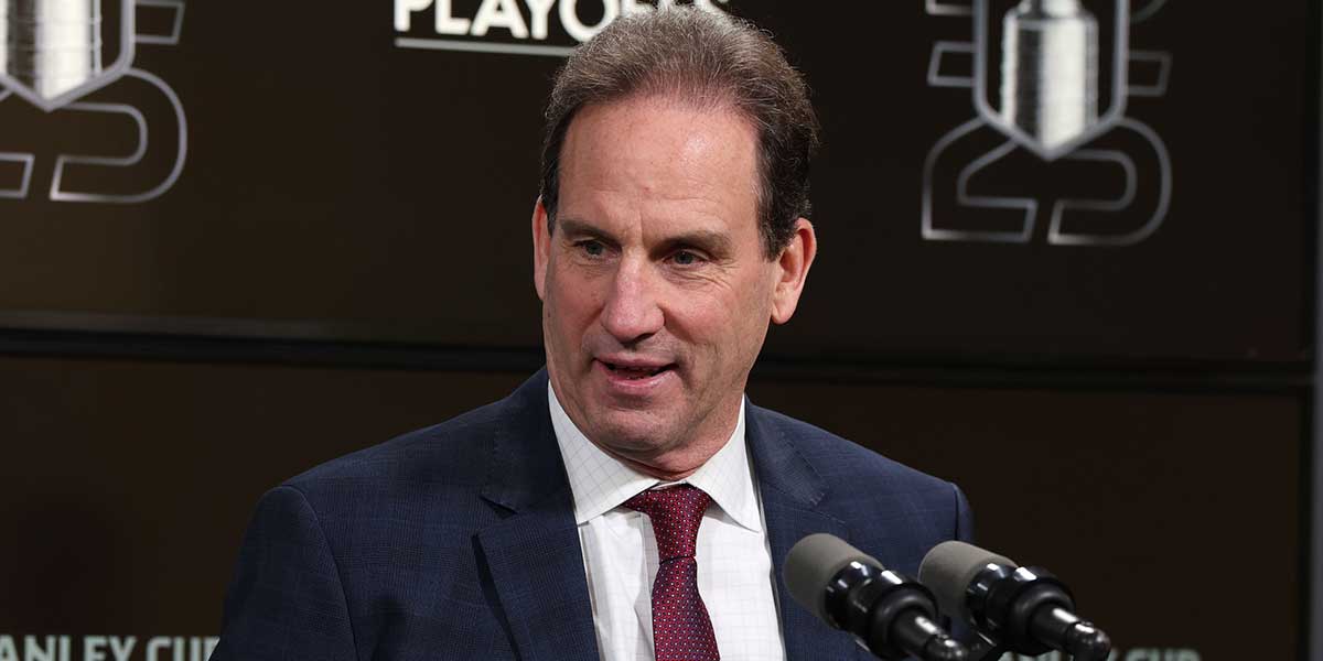 Winnipeg Jets head coach Scott Arniel talks to media after their win over the St. Louis Blues in double overtime in game seven of the first round of the 2025 Stanley Cup Playoffs at Canada Life Centre.