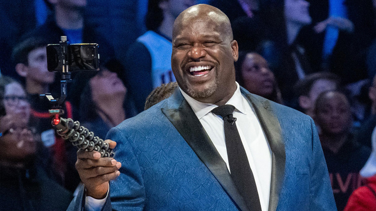 Great Shaquille O'Neal of the NBA during the NBA All Star on Saturday evening at the United Center.