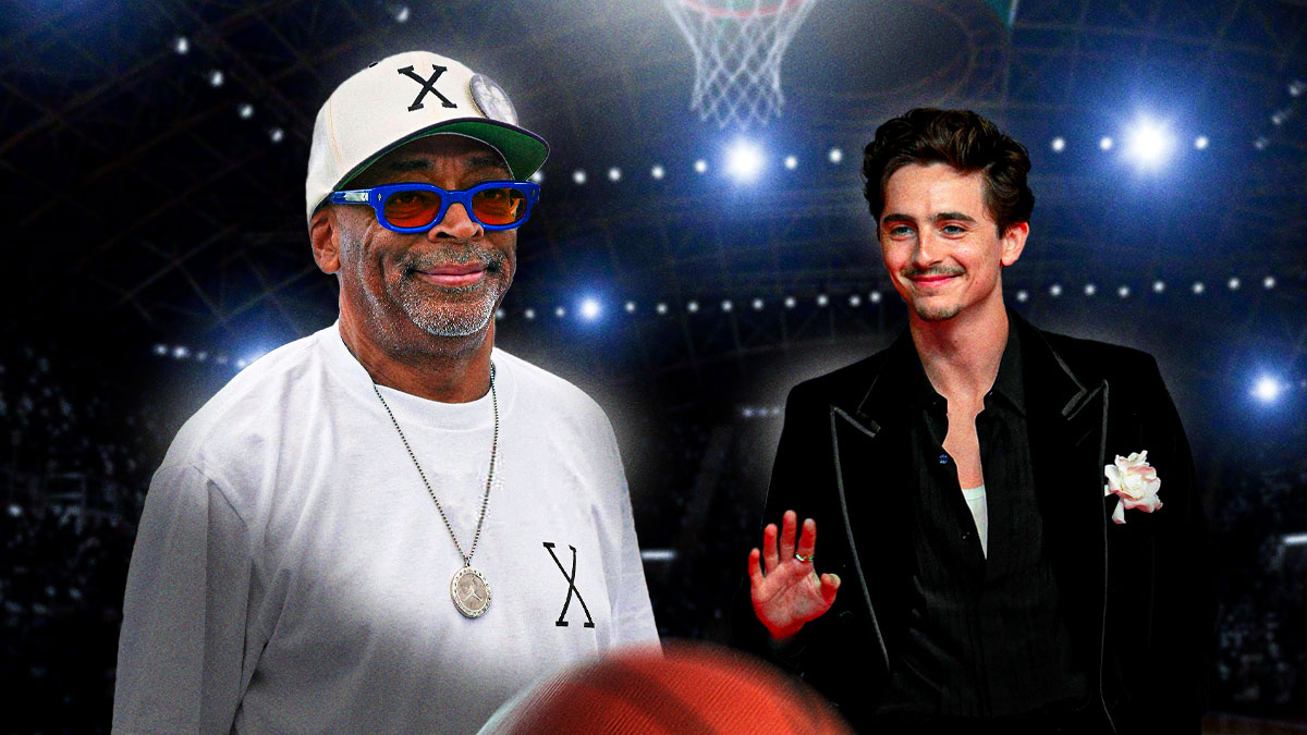Spike Lee Timothee Chalamet New York Knicks