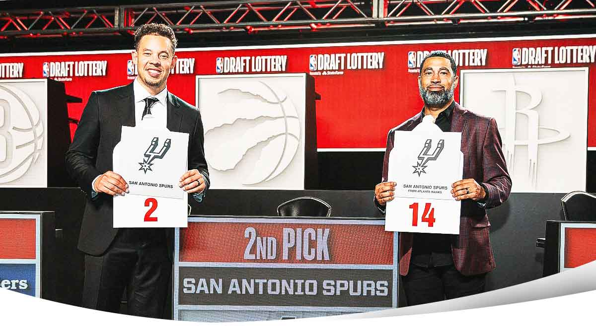 The San Antonio Spurs received the No. 2 and 14 picks in the NBA Draft Lottery.