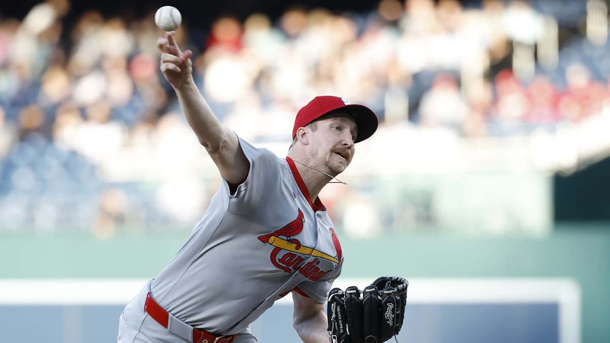 St. Louis Cardinals starting pitcher Erick Fedde (12) pitches against the Washington Nationals during the first inning at Nationals Park.